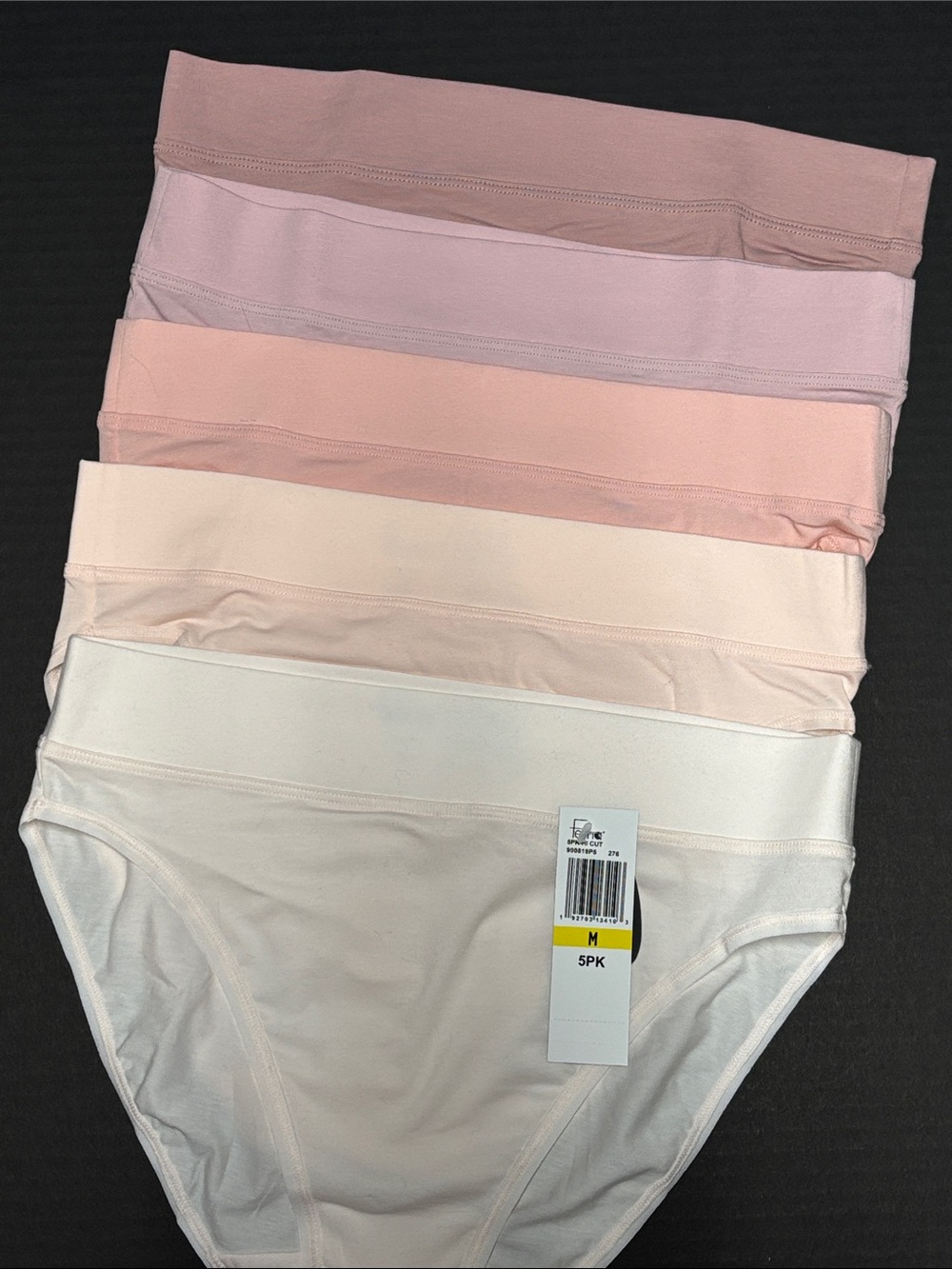 Pima Cotton Hi-Cut Underwear 5-Pack M